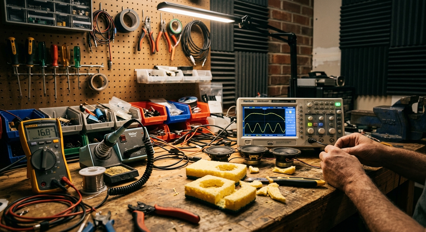 Frequency response chart comparison